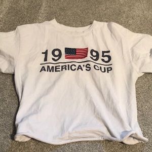 America’s cup white t shirt